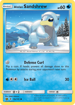 Alolan Sandshrew Guardians Rising card