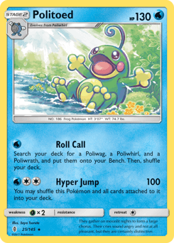 Politoed Guardians Rising card