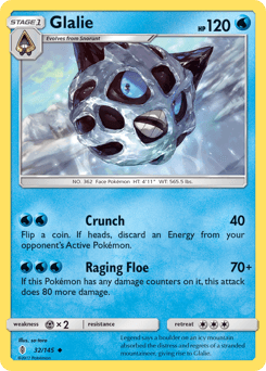 Glalie Guardians Rising card