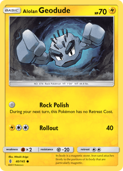 2017 Guardians Rising Alolan Geodude #40