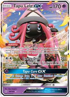 Tapu Lele-GX Guardians Rising card