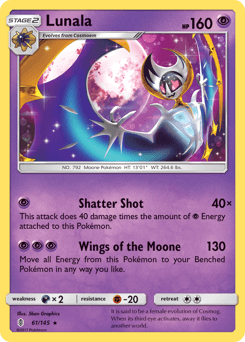 Lunala ◇ Guardians Rising card