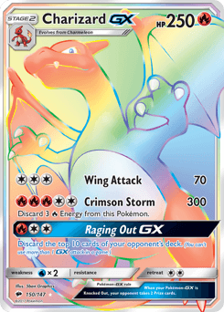Charizard-GX Burning Shadows card