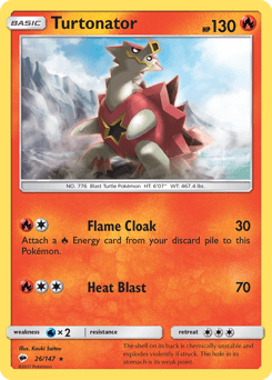 2017 Burning Shadows Turtonator #26
