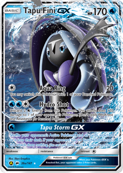 Tapu Fini-GX Burning Shadows card