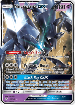 Necrozma-GX Burning Shadows card