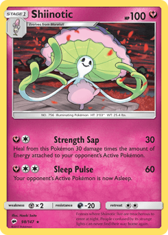 Shiinotic Burning Shadows card