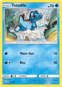 2017 Shining Legends Totodile #18