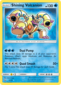 2017 Shining Legends Shining Volcanion #27