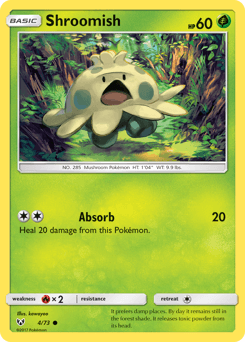 2017 Shining Legends Shroomish #4