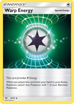 Warp Energy Shining Legends card