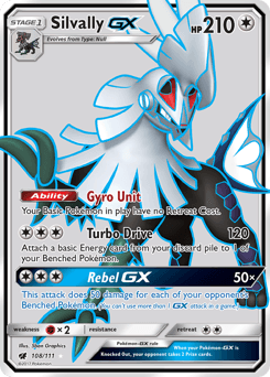 Silvally-GX Crimson Invasion card