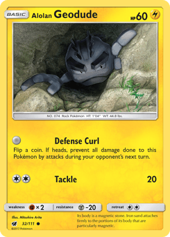 Alolan Geodude Crimson Invasion card