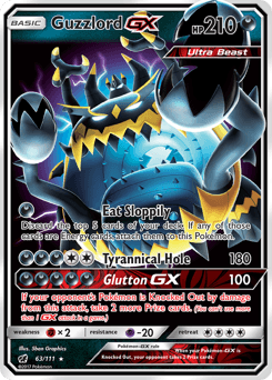 Guzzlord-GX Crimson Invasion card