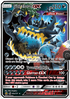 Guzzlord-GX Crimson Invasion card