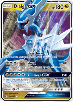 Dialga-GX Ultra Prism card
