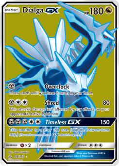 Dialga-GX Ultra Prism card