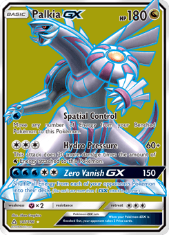 Palkia-GX Ultra Prism card