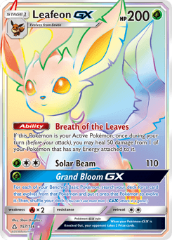 Leafeon-GX Ultra Prism card