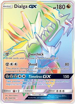 Dialga-GX Ultra Prism card