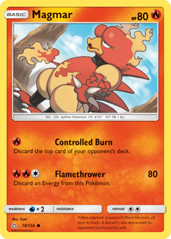 2018 Ultra Prism Magmar #18