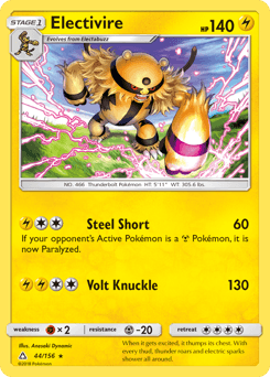 Electivire Ultra Prism card