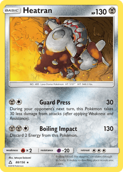 2018 Ultra Prism Heatran #88