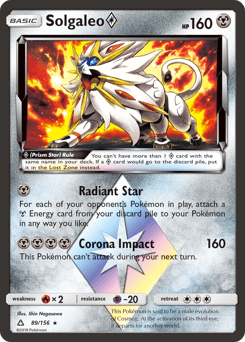 2018 Ultra Prism Solgaleo ◇ #89