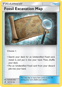 2018 Forbidden Light Fossil Excavation Map #107