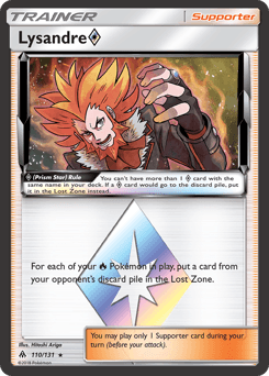 Lysandre Forbidden Light card