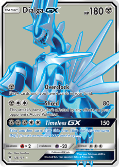 Dialga-GX Forbidden Light card