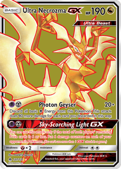 Ultra Necrozma-GX Forbidden Light card
