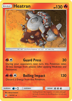 2018 Forbidden Light Heatran #13