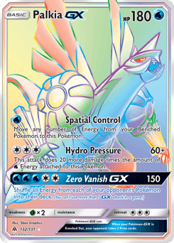 2018 Forbidden Light Palkia-GX #132