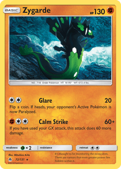 Zygarde Forbidden Light card