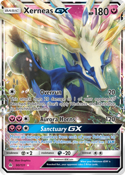 2018 Forbidden Light Xerneas-GX #90