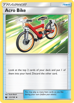 Acro Bike Celestial Storm card