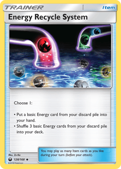 Energy Recycle System Celestial Storm card