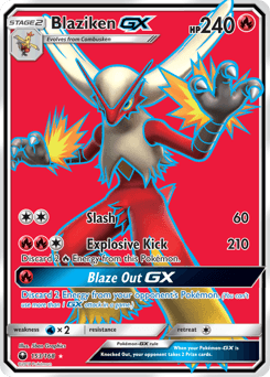 2018 Celestial Storm Blaziken-GX #153