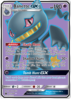 2018 Celestial Storm Banette-GX #157