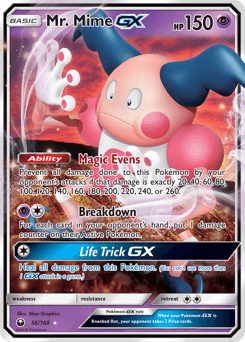 Mr. Mime-GX Celestial Storm card