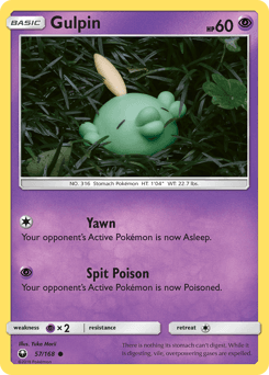 Gulpin Celestial Storm card