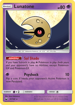 Lunatone Celestial Storm card