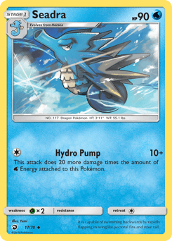 2018 Dragon Majesty Seadra #17