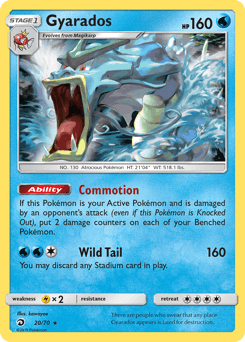 2018 Dragon Majesty Gyarados #20