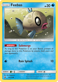 Feebas Dragon Majesty card