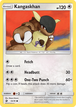 2018 Dragon Majesty Kangaskhan #55