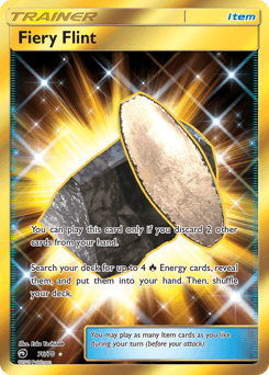 Fiery Flint Dragon Majesty card