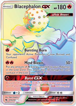 2018 Lost Thunder Blacephalon-GX #219