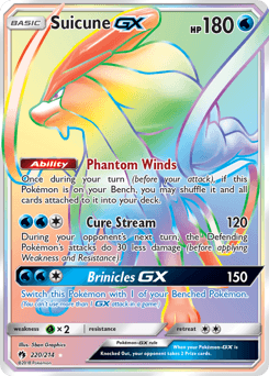 Suicune-GX Lost Thunder card